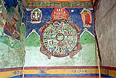 Ladakh - Likir gompa, mural paintings